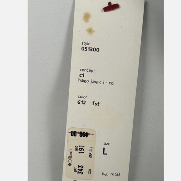 NWT Vtg Esprit Dark Green Linen Blend Blazer Jacket Sz L Pockets Button Up Lined - Picture 5 of 5